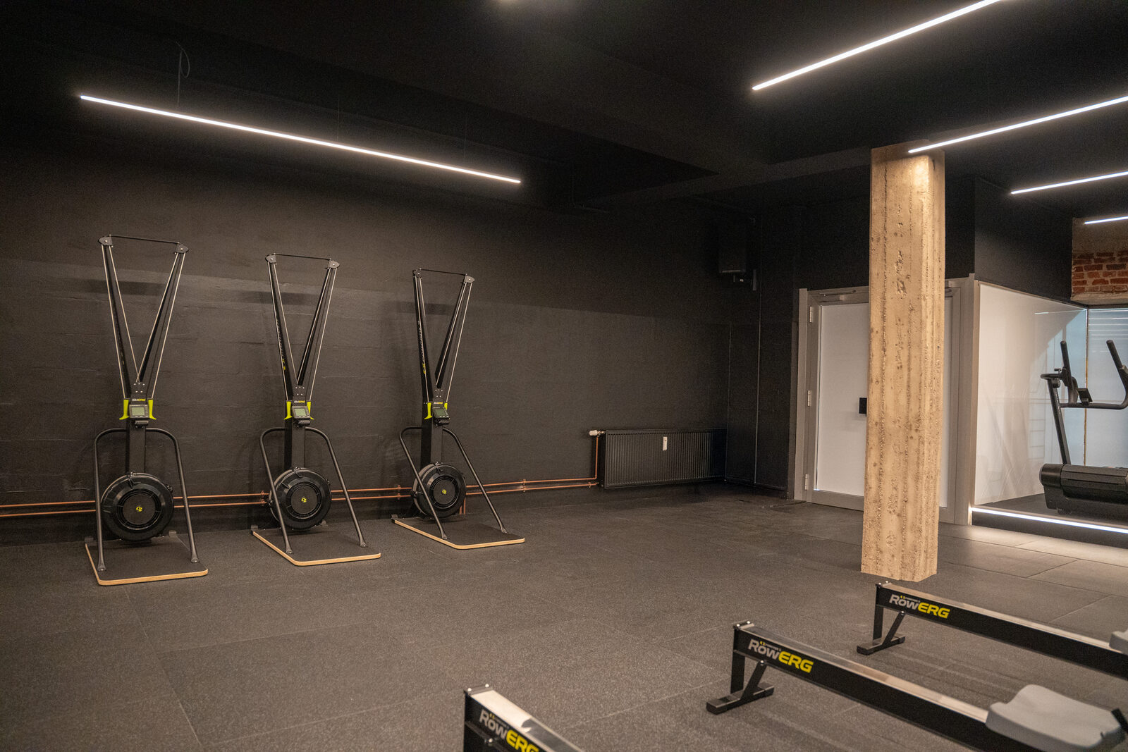 NO EX Trainingsfläche — SkiErg, Rower